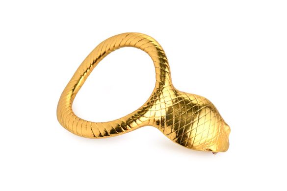 Эрекционное кольцо Master Series Cobra King Golden Cock Ring SO8799 фото