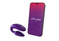 Смарт-вибратор для пар We-Vibe Sync 2 Purple, 10 виброрежимов, пульт ДУ SO8762 фото