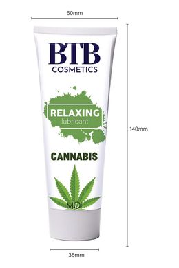 Змазка на гібридній основі BTB Relaxing Lubricant Cannabis (100 мл) SO7537 фото