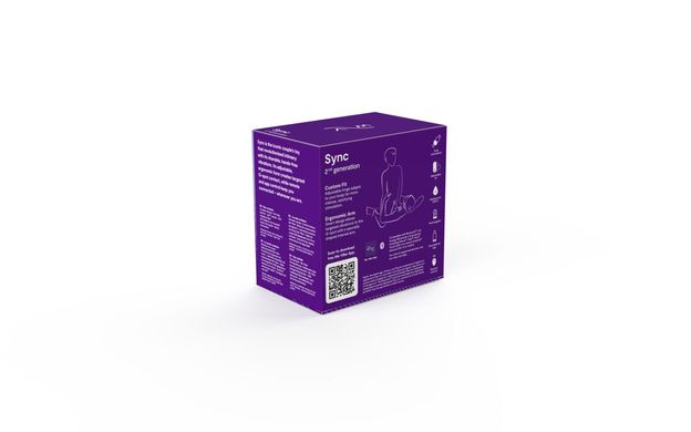 Смарт-вібратор для пар We-Vibe Sync 2 Purple, 10 віброрежимів, пульт ДК SO8762 фото