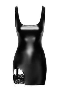 Фото 【Платье Noir Handmade F344 Powerwetlook dress with garter - M】 артикул 【SX2078】 для покупки на FunLove