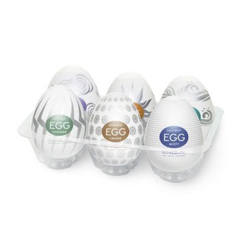 Фото 【Набір мастурбаторів-яєць Tenga Egg Hard Boild Pack (6 яєць)】 артикул 【EGG-VP62】 для покупки в сексшопі FunLove