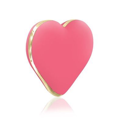 Вібратор-сердечко Rianne S: Heart Vibe Coral, 10 режимів, медичний силікон, подарункове паковання SO3875 фото