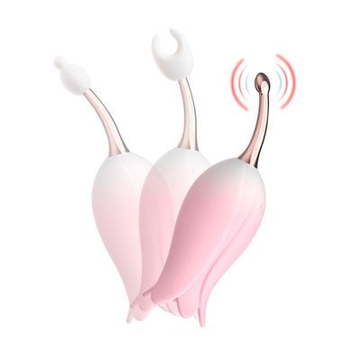 Ультразвуковий вібратор для клітора Otouch Bloom Ultrasonic Clitoris, 3 насадки