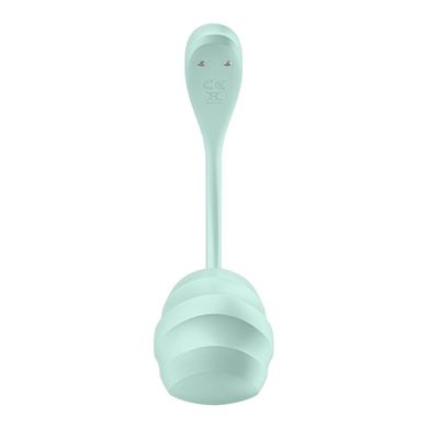 Виброяйцо Satisfyer Smooth Petal Connect App Mint