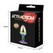 Металлическая анальная пробка MAI Attraction Toys №72 RAINBOW (мятая упаковка)