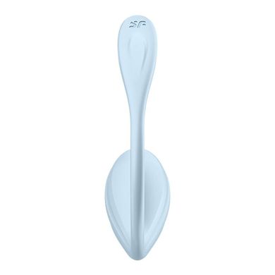 Виброяйце Satisfyer Smooth Petal Connect App Light Blue