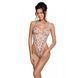 Эротическое боди с рисунком Passion LOVELIA BODY L/XL, white