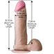 Фалоімітатор Doc Johnson The Realistic Cock 8 inch White - ULTRASKYN, Vack-U-Lock (м'ята упаковка)