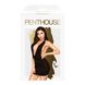Мінісукня Penthouse - Heart Rob Black S/M, хомут, глибоке декольте, мініатюрні стрінги SO9595 фото 3