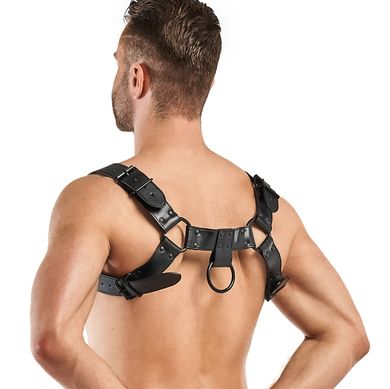 Портупея на плечі Bedroom Fantasies: Bruno Bondage Harness, чорна