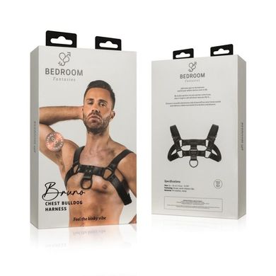 Портупея на плечи Bedroom Fantasies: Bruno Bondage Harness, черная