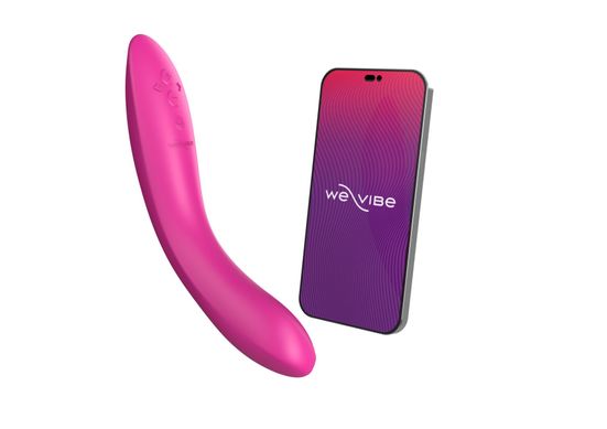 Смарт-вибратор We-Vibe Rave 2 Twisted Pleasure Pink, для точки G и входа во влагалище, 2 мотора SO8769 фото