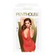 Мінісукня Penthouse - Heart Rob Red L/XL, хомут, глибоке декольте, мініатюрні стрінги SO9596 фото 3
