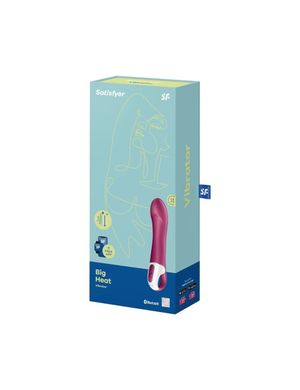 Смарт вібратор точки G Satisfyer Big Heat з функцією підігріву SO6107 фото