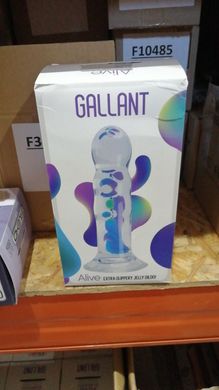 Прозрачный фаллоимитатор Alive Gallant Jelly Dildo (мятая упаковка)