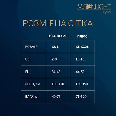 Фото 【Боді Moonlight Model 11 XS-L Black (м'ята упаковка!!!)】 артикул 【SO6344-R】 для покупки у FunLove