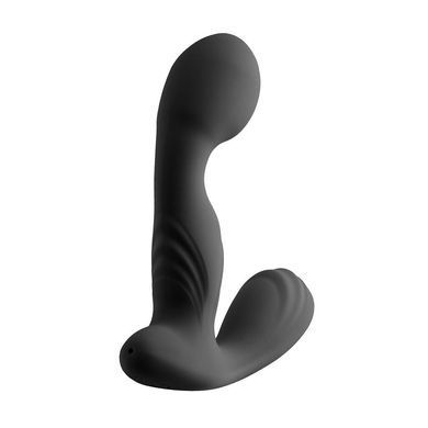 Фото 【Вібромасажер простати S Pleasures Premium FUZZY, чорний, з рельєфом, 10 режимів вібрації】 артикул 【SX1612】 для покупки у FunLove