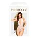 Боді з глибоким декольте та високими трусиками Penthouse - Toxic Powder White L/XL