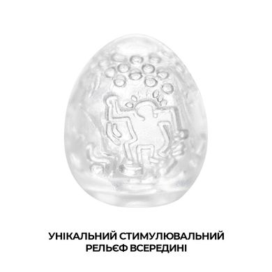 Набір мастурбаторів-яєць Tenga Keith Haring Egg Dance (6 яєць)