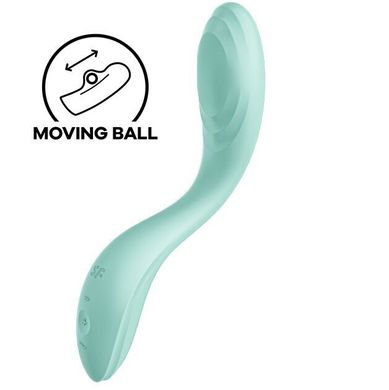 Вібратор із перлинною стимуляцією точки G Satisfyer Rrrolling Pleasure Mint (м'ята упаковка!!!)