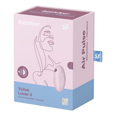 Вакуумний стимулятор Satisfyer Vulva Lover 3 Pink SO7782 фото