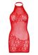 Платье-сетка со стразами Leg Avenue Rhinestone halter mini dress Red, открытая спина, one size SO7958 фото 11