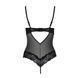 Боді з відкритими грудьми Passion Exclusive NORTH BODY S/M, black