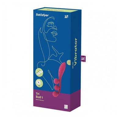 Универсальный вибратор Satisfyer Tri Ball 1, 3 мотора, гнется SO7785 фото