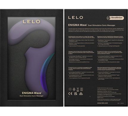 Кліторально-вагінальний звуковий стимулятор LELO Enigma WAVE Cyber Purple