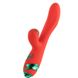 Вібратор-кролик з флогером LOCKINK SEVANDA Whip Vibrating Massage Wand - Red & Green