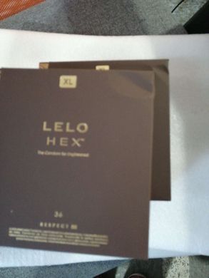 Презервативи LELO HEX Condoms Respect XL 36 Pack (м'ята упаковка!!!) SO8133-R фото