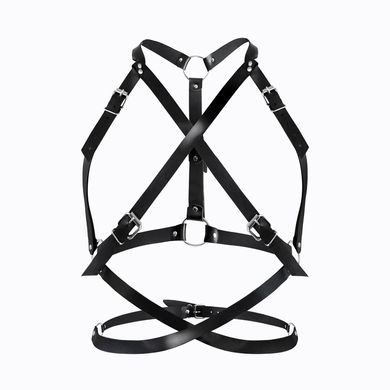 Портупея жіноча Art of Sex - Agnessa Leather harness, Чорний XS-M SO8398 фото