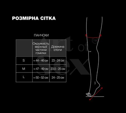 Сексуальные виниловые чулки Art of Sex - Lora, размер L, цвет черный