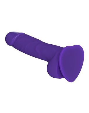 Фото 【Реалістичний фалоімітатор Strap-On-Me SOFT REALISTIC DILDO Violet - Size L】 артикул 【SO4526】 для покупки у FunLove