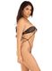 Боді-бікіні Leg Avenue Wrap around bikini bodysuit Black One Size