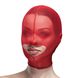 Маска сітка із відкритим ротом Feral Feelings - Hood Mask Red SO9292 фото 1
